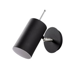 Opviq Lámpara de Pared 6381 Moderna Nórdica E27 Negro y Níquel